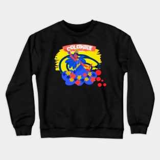 Colorful Shirt of the Queen of Colombia Crewneck Sweatshirt